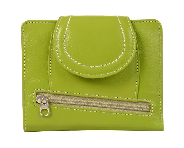 กระเป๋าสีเขียว — ภาพถ่ายสต็อก