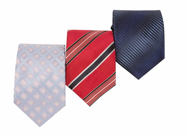 Koleksiyon renk kravat — Stok fotoğraf