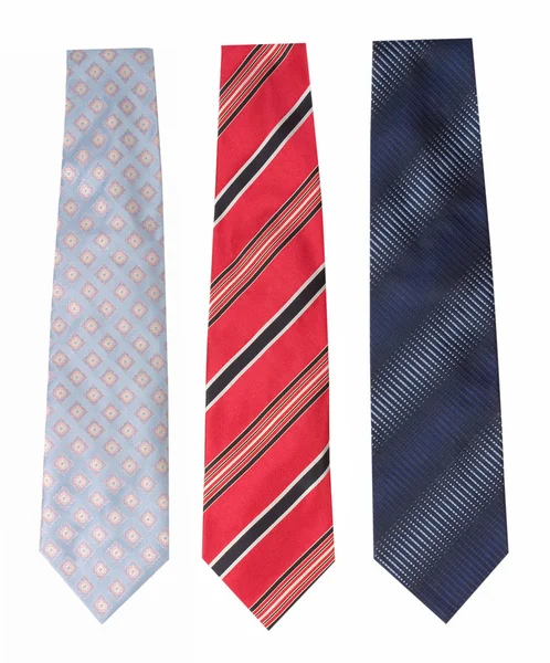 Collection color tie — Stock Photo, Image
