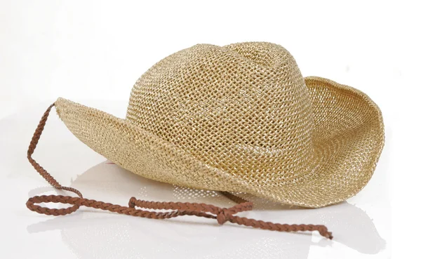 Slaměný klobouk, samostatný — Stock fotografie
