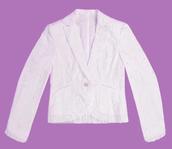 Beyaz ceket — Stok fotoğraf