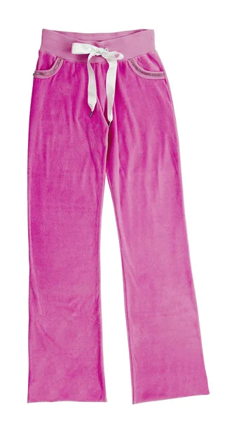 Růžové sportovní kalhoty — Stock fotografie
