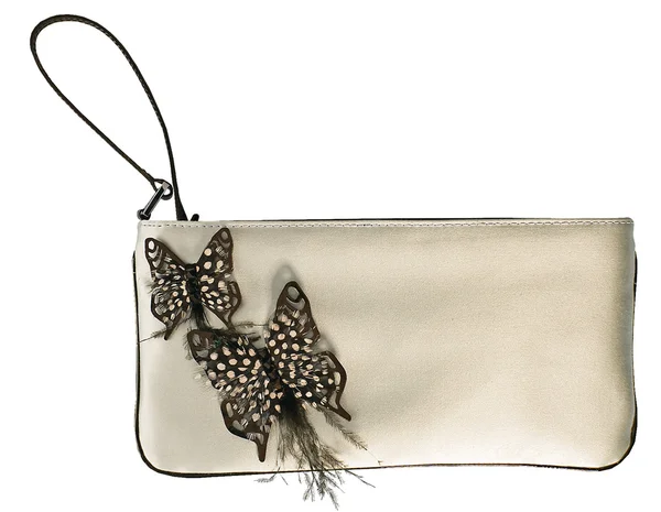 Cosmetic bag butterfly — Stock Photo, Image