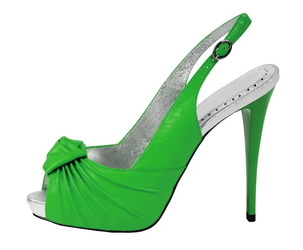 Sapato verde — Fotografia de Stock