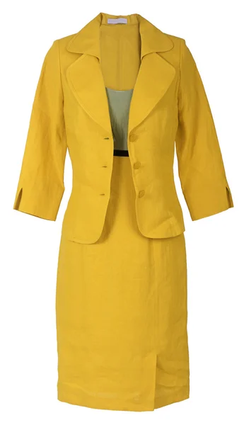 Žlutá kostým — Stock fotografie