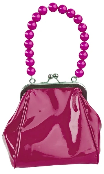 Violett kvinna mode väska — Stockfoto