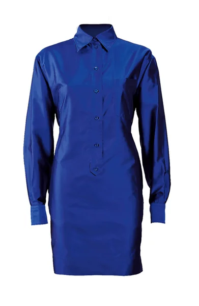 Голубое платье — стоковое фото