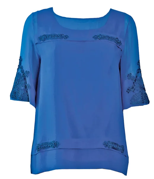 Blue blouse — Stock Photo, Image