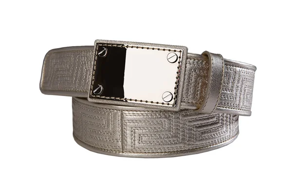 Silver belt — Stock Photo, Image