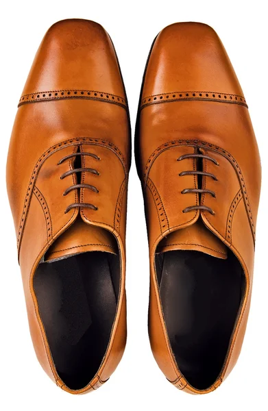 Uomo scarpe business isolato — Foto Stock