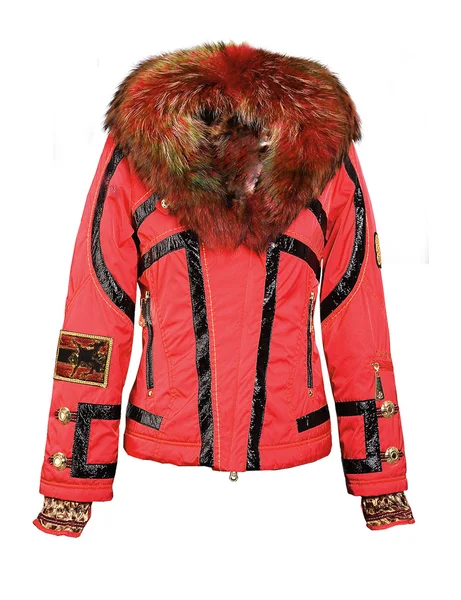 Piros kabát — Stock Fotó