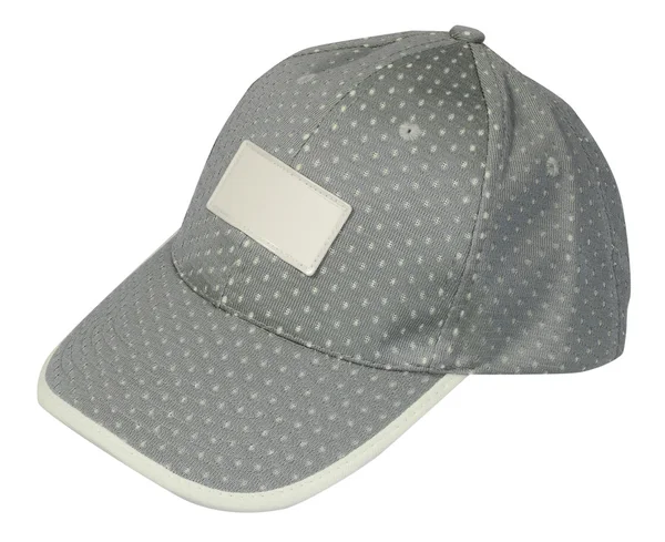 Gray peaked cap — Stock Photo, Image