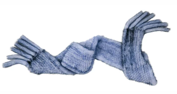 Голубой шарф — стоковое фото