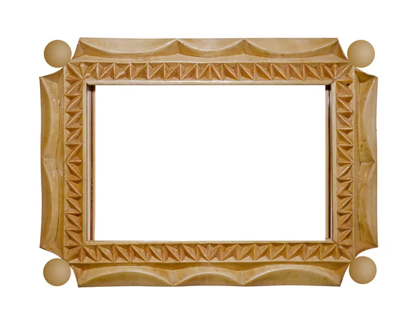 Goldener Rahmen leer — Stockfoto