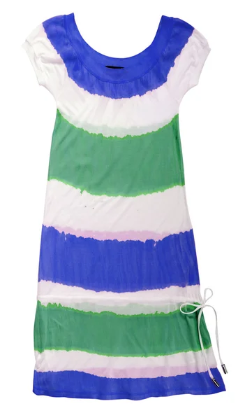 Letní šaty izolované na bílém — Stock fotografie