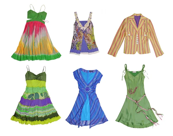 Colección vestido de color — Foto de Stock