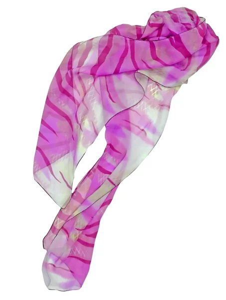 Pink scarf — Stockfoto