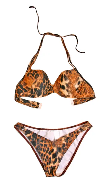 Leopard swimsuit — Stock Photo, Image