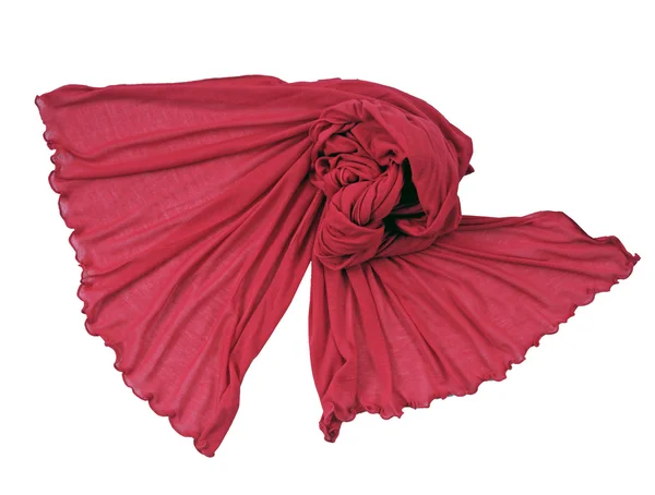 Roter Schal — Stockfoto