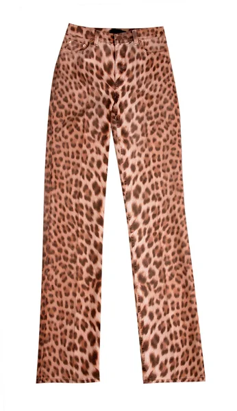 Pantaloni leopardati arancioni — Foto Stock