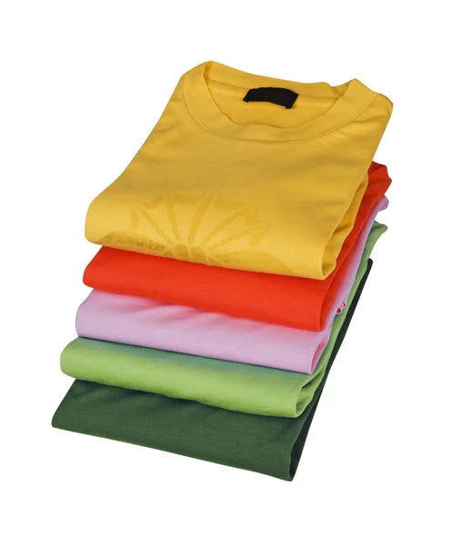 Kleur t-shirts — Stockfoto