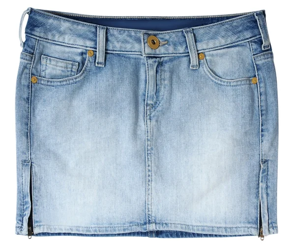 Spódnica jeans niebieski — Zdjęcie stockowe