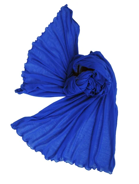 Niebieski szalik — Zdjęcie stockowe
