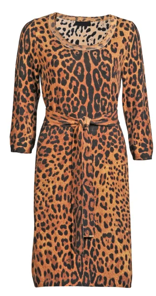 Леопардовое платье — стоковое фото