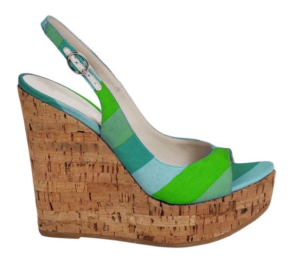 Green shoe — Stock Photo, Image