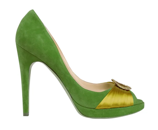 Zielone buty — Zdjęcie stockowe