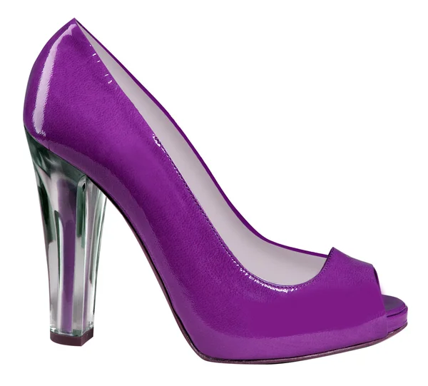 Sapato violeta — Fotografia de Stock