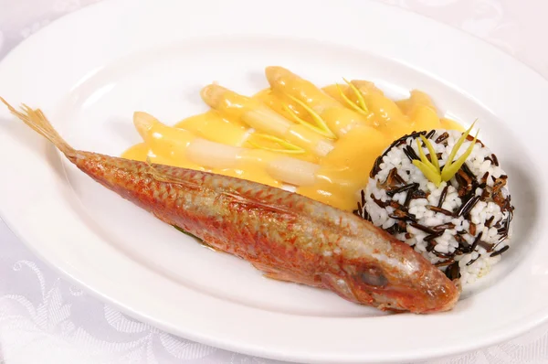 Fried fish rice ball — Stock Photo, Image