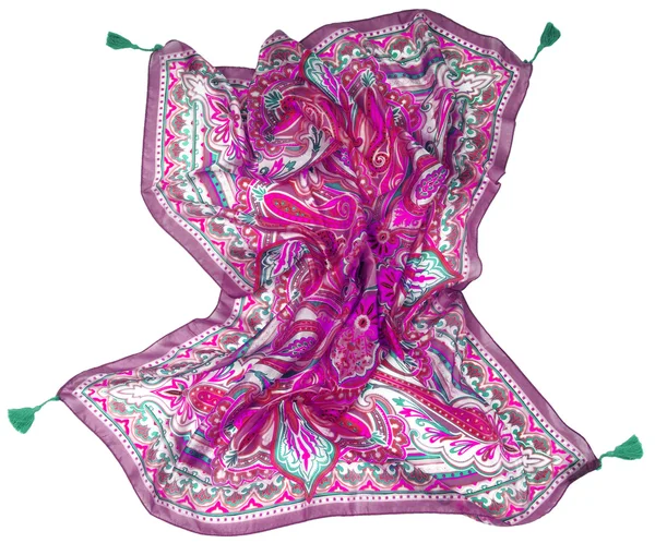 Schal mit rosa Muster — Stockfoto