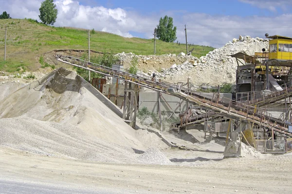 Attrezzature per cava di marmo — Foto Stock