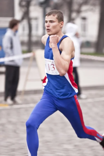 75 th traditional relay race "Spring Victory" — Stock Photo, Image