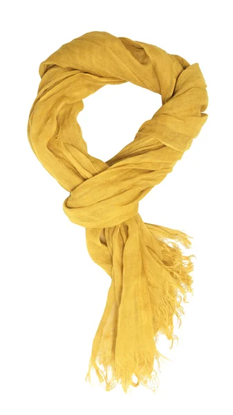 Żółty szalik — Zdjęcie stockowe