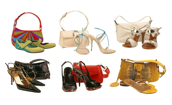 stock image Shoes and bag collection