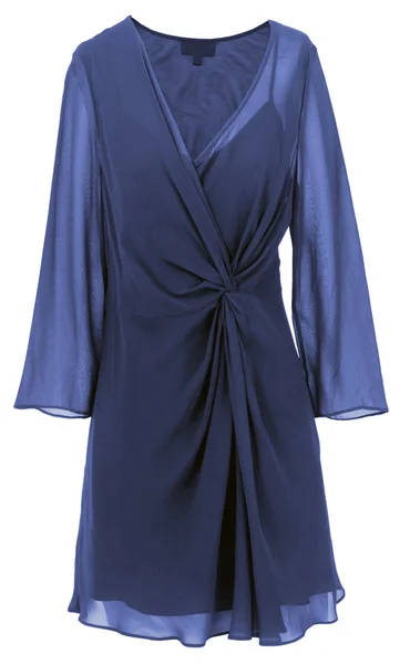 Mavi dantel elbise — Stok fotoğraf