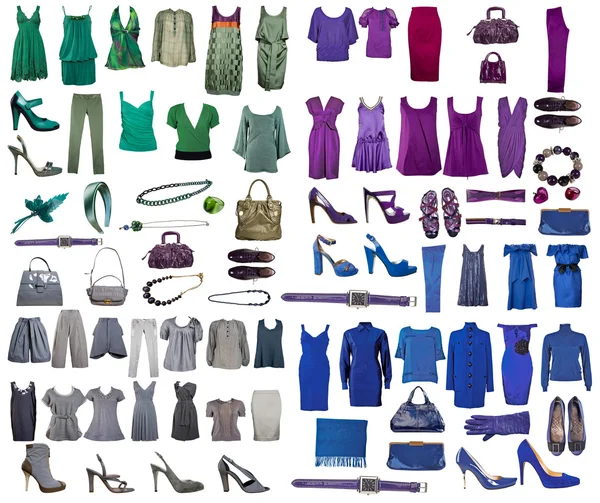 Коллекция женской одежды — стоковое фото