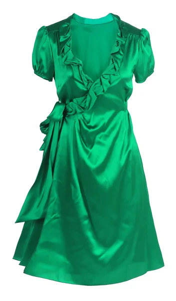 Yeşil elbise — Stok fotoğraf