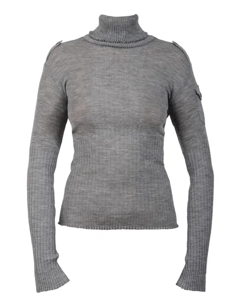 Grey sweater jacket — Stock Photo, Image