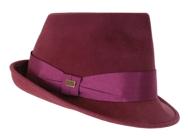 紫红色的帽子 — 图库照片