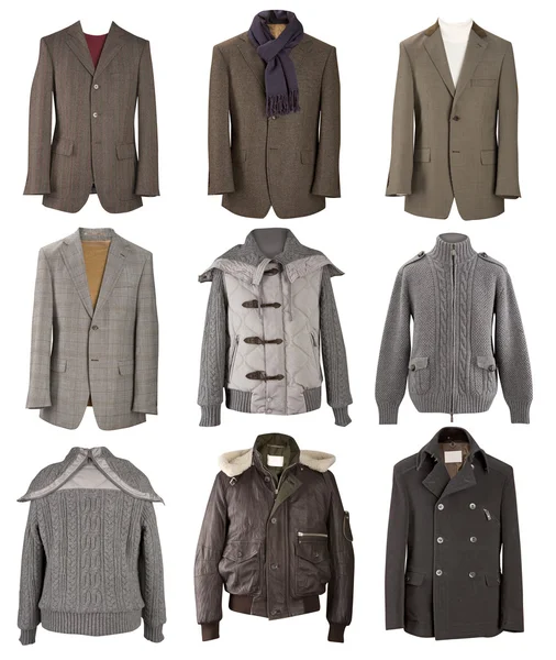 Collectie voor mannen kleding — Stockfoto