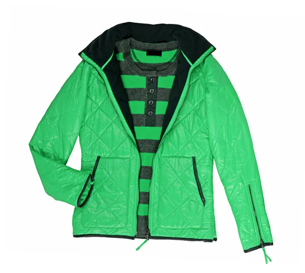 Casaco verde — Fotografia de Stock