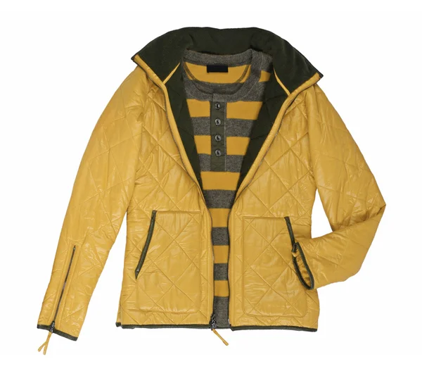 Желтая куртка — стоковое фото