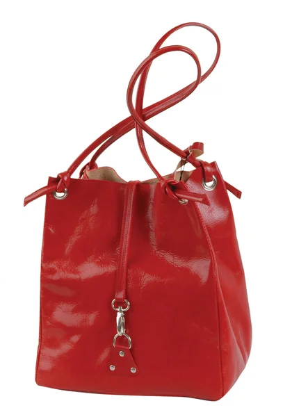 Röd väska — Stockfoto