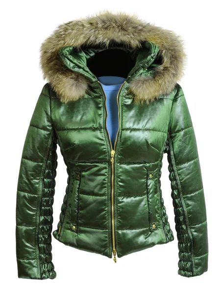 Zelený kabát — Stock fotografie