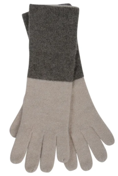 Серые перчатки — стоковое фото