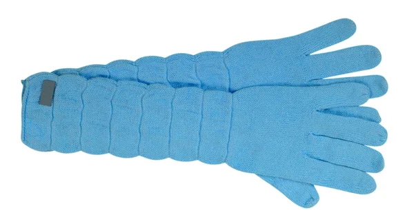 Niebieskie rękawice — Zdjęcie stockowe