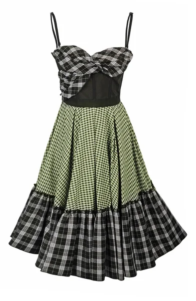 stock image Checkered dress